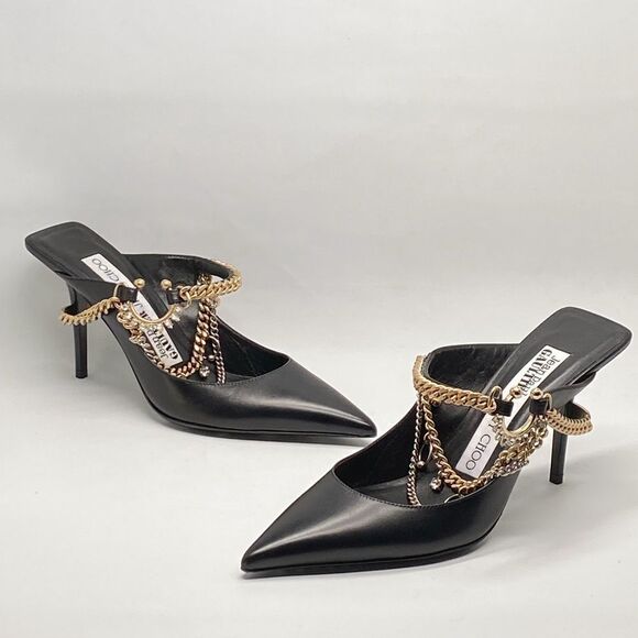 Jimmy Choo JEAN PAUL GAULTIER Bing 90MM Mules size 37.5 - Picture 4 of 16